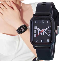 Dameshorloges Mode Dames Merk Horloges Eenvoud Vierkant Digitaal TVK Dames Quartz Horloge Sport Siliconen Jurk Cadeau Klok HorlogesL231018