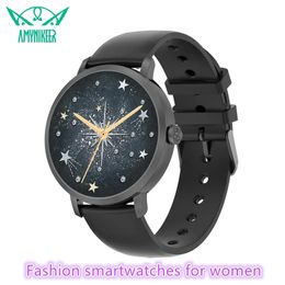 Relojes de mujer Reloj inteligente de moda para mujer DT S Llamada Bluetooth Sueño Ritmo cardíaco Monitoreo de temperatura menstrual 1.3 pulgadas AMOLED Fitness Tracker 231128