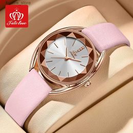 WORDEN WATCHES LIVE LIEFDE 902 NIEUWE ELEGANTE Womens ES Waterdichte mode Quartz Ladies Pols Simple Dial Leather Luxury For Women L240402