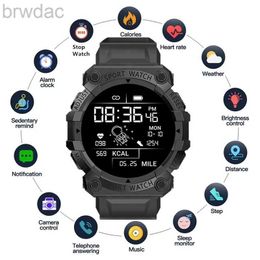 Dameshorloges FD68S Nieuwe Smart Watch Men Women Bluetooth Smartwatch Touch Smart Bracelet Fitness Bracelet aangesloten horloges voor iOS Android 240409