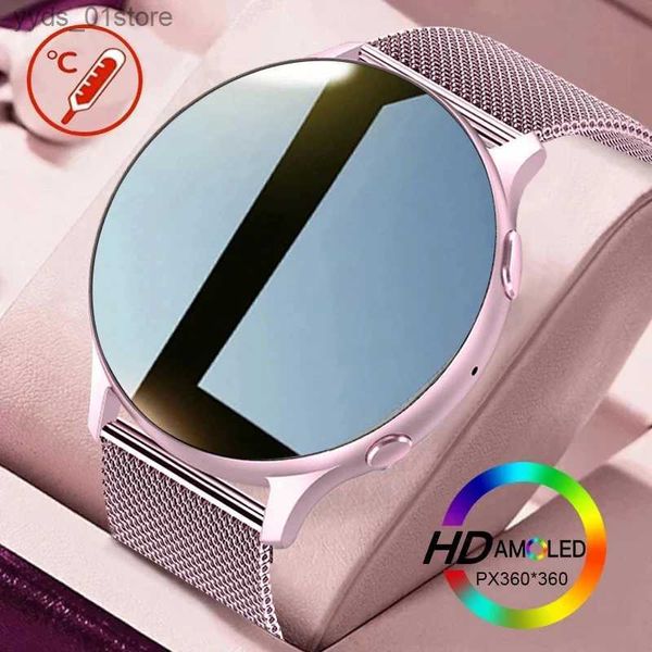 Montres féminines pour Xiaomi Huei 1,32 pouces Bluetooth appelez des femmes intelligentes hommes AMOLED 360 * 360 pixels affichage intelligents Ladies 2023 Nouveau L46