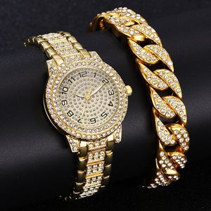 Dameshorloges Gold Luxury Watches Women Crystal Quartz Bracelet Watches Polshorwatch Ladies Dress polshorloge Clock Relogios 230403