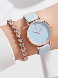 Montres pour femmes Luxury Fashion Femmes Femmes colorées Pu Le cuir STRAP LADEMES BRACEULET ALLIAGE DE TIRZ POURZ