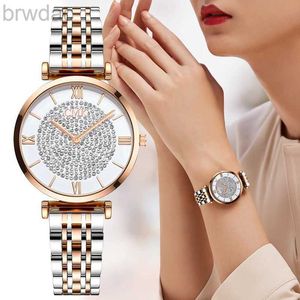 Montres féminines Luxury Femmes Montres Élégantes Dames Élégantes Regardez Zegarek Damski en acier inoxydable Métal Womens WRSIWTWATCH Relogio Feminino Saati 240409