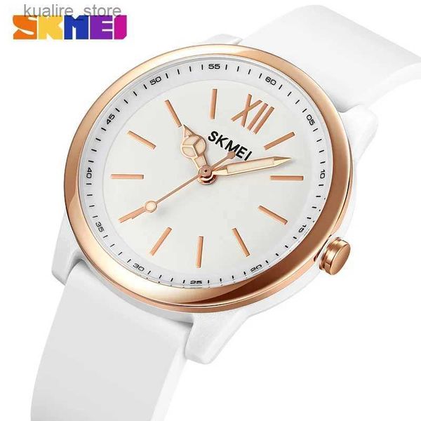 Montres féminines Skmei 2008 Quartz de luxe Femmes Es Elegant Sport imperméable Lady Dame Fonde Fashion Girl Renogio Feminino L240402