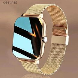 Dameshorloges Sport Smart Watch Fitness Klok Gezondheidsmonitor Waterdichte smartwatch Bluetooth-oproephorloges voor heren Dames IOS Xiaomi Huawei 2023L231018