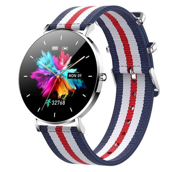 Relojes para mujer Reloj inteligente ultrafino para mujer AMOLED 360 * 360 La pantalla de píxeles de alta definición muestra recordatorios de llamadas smartwatch women'sbox 230711