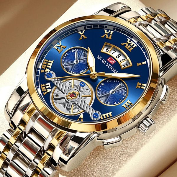 Relojes de mujer VA VOOM Top Brand Drop Relogio masculino Hombres Reloj de pulsera luminoso de lujo Imita el reloj deportivo de cuarzo para hombres 231107