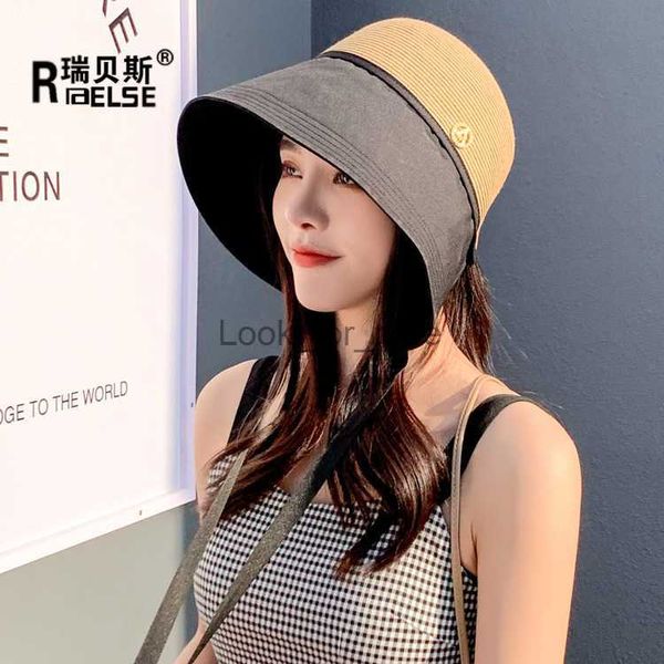 Chapeau de soleil à large bord pour femmes UPF, casquettes seau d'été pour adolescentes et filles, livraison gratuite HKD230823