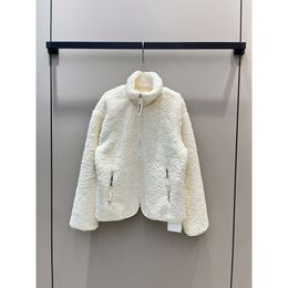 Mélanges de laine de femmes Jil23 Automne Hiver Fashion simple décontracté polyvalent lâche épaissie de fureur chaude