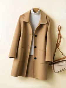 Dameswolmengsels Winterkleding 2023 Sfeer Casual Koreaanse stijljassen voor dames Zachtcomfortabel met felle kleuren Jas 231020
