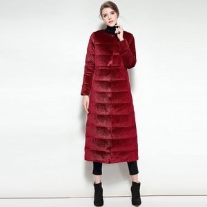 Femmes Mélanges De Laine Femmes Veste D'hiver Vers Le Bas Velours Léger Ultra Manteau Manteau Femmes Puffer Cape Canard Long Femme 2023 Dames De Luxe Manteaux Et