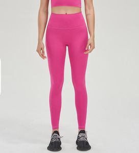 Dames yogabroek Legging Running Fitness Gym Kleding Vrouwen mode casual broek naadloze workout plulue leggings naakt hoge taille panty oefening pantqq75