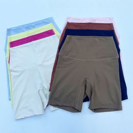 Yoga Shorts High Tailed Shorts voor dames geen T-line stretch strakke passende jogging shorts Slim Fit Casual strakke broek leggings