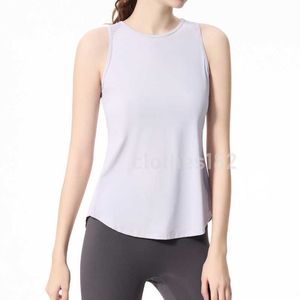 Vêtements de yoga pour femmes Gilet sans manches Fit gym Badminton aérobic designer T-shirt ajusté Personnalité de la mode d'étirement en plein air 1318