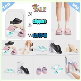 Dames Sandaal Designer Dames Slippers Bloemen Leer Flats Sandaal Luxe Merk Hak Woody Muilezels Schoenen Dame sandalen Plat Strand Maat 40-45