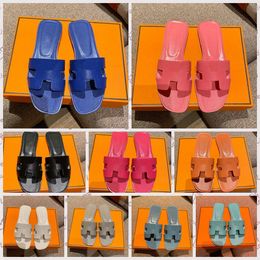 Dames sandals merkontwerper slippers platte slippers luxe mode dames krokodillen huid dames strand sandaal zomer met doos