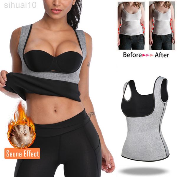 Femmes Sauna Sweat Gilet Perte de poids Shapewear Traine Traineur Talmage Scemage Corps Corps Shaper Corset Fitness Slim Top L220802