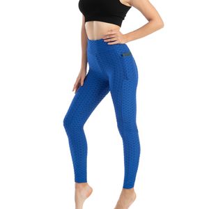 Leggings de poche Anti-Cellulite pour femmes, sans couture, Sexy, taille haute, Fitness, entraînement, Push-Up, levage des hanches, pantalon Slim de sport