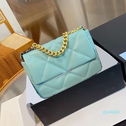 Bolsas femininas de couro de pele de carneiro de alta qualidade com alça clássica flip acolchoado corpo cruzado ombro famoso designer de luxo 25/30