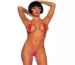 Femmes sexy badmode lingerie sexy bikini mini VString Holder Beha String Slings Micro Monokini Summer Beachwear Batsuits7595608