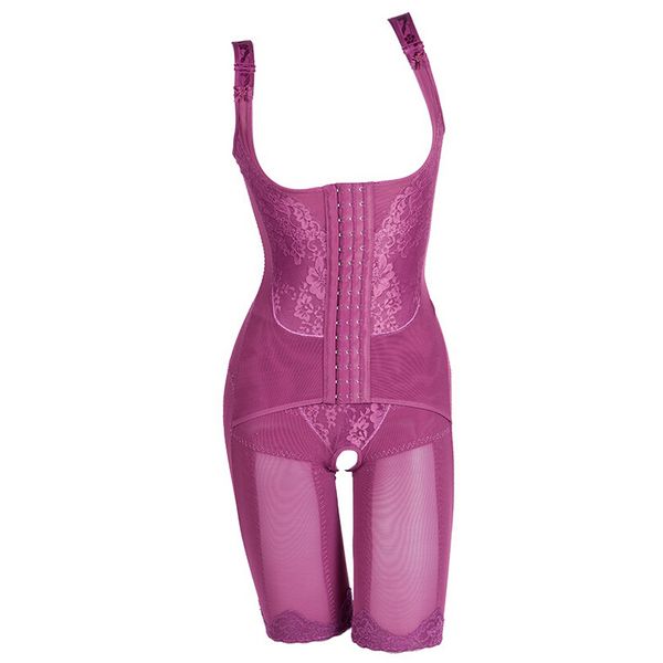 Mujeres sexy corsé moldeador mágico adelgazante Bodysuits construcción de ropa interior damas talladora del cuerpo / adelgazamiento piernas desgaste Y200710