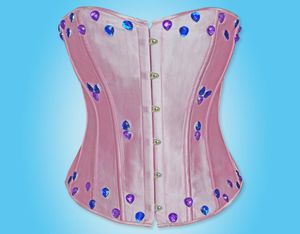 Femmes Sexy Corset Femmes Satin Sexy Bustier Lacet Up Up Offise Top Corset Overbust Brocade Plus taille S M L XL 10012625963