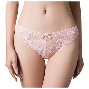 Femmes Sexy dentelle Lingerie tentation taille basse culotte broderie String Transparent slips évider sous-vêtements femme G String