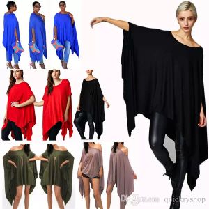 Femmes Sexy Loose Free Flow Top Chemisier Chemise Casual Poncho Tunique Party Mini Dress