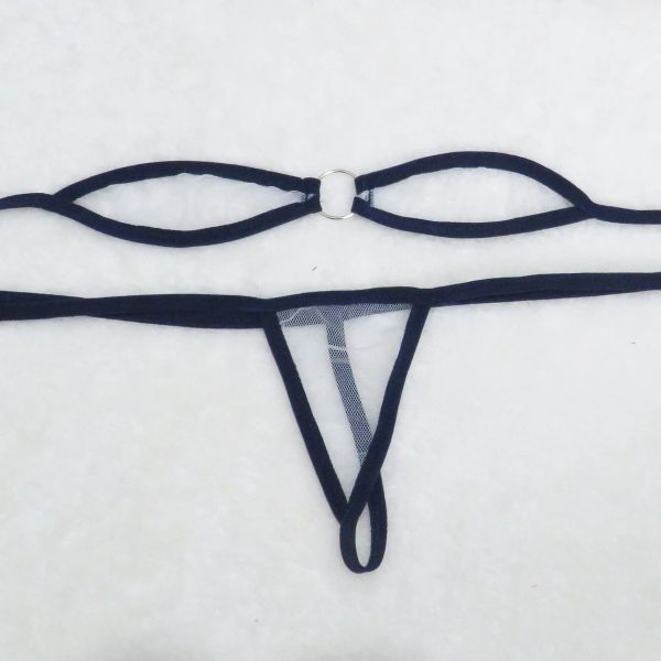 Mujeres Sexy micro mini bikini thong ropa interior g-string sujetador traje de baño de alta calidad