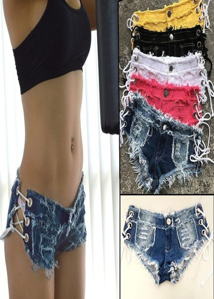 Femmes shorts sexy jeans denim pantalon tendance à la taille basse super mini pantal court sl4409760