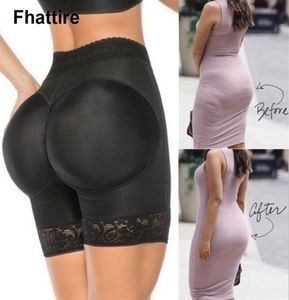 Femmes Shaper pantalon Sexy Boyshort culotte femme faux sous-vêtements Push Up rembourré culotte fesse Shaper bout à bout rehausseur de hanche 210303334440