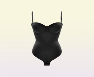 Femmes Shapewear BodySuit Traineur Body Corps Shaper Bra Push Up Corset Control Contrôle Sous-vêtements Sexy Backless Slim Bodyshapers 220701381647