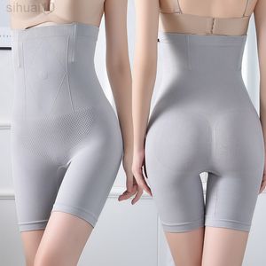 Femmes Shapewear ventre contrôle culotte sous-vêtements amincissants corps Shaper bout à bout modélisation ceinture taille haute formateur L220802