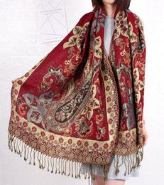 Dames Sjaal Mode Etnische Cashew Viscose Sjaal Uit Spanje Lange Echarpe Foulards Femme Bufandas Mujer Moslim Hijab Caps new2586624