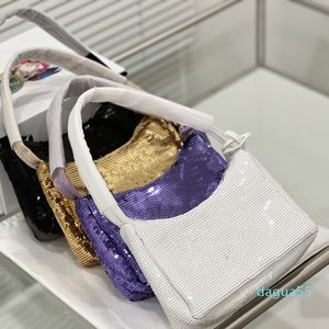 Sacs à main brillants pour femmes Hobos sacs à bandoulière souples sacs à main brillants de luxe fourre-tout petite taille sac à main pour femme
