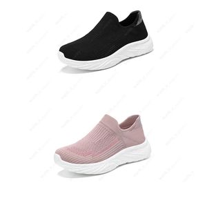 Chaussures pour femmes 2024 nouvelles chaussures de sport de loisirs chaussures de course semelle chaussures paresseuses édition coréenne tendance volant tissage une étape chaussures simples GAI 072