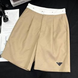 Dames korte designer Letter Print Fshion losse shorts met zak Dames casual sportkleding