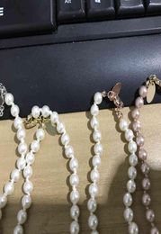 Женская короткая жемчужная цепочка со стразами, ожерелье с орбитой, цепочка на ключицы, жемчужное колье в стиле барокко, ожерелья для женщин, ювелирные изделия Gift7370789