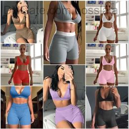 Dames Yoga Trainingspakken Zomer Fitness Wear Nieuwe Backless Diepe V-hals Sport Sexy 2 Tweedelige Broek Sets 2022 Trends