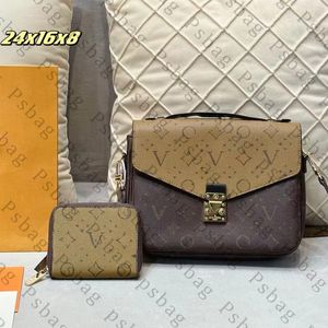 Dames schoudertas crossbody tas draagtas handtas mode luxe topkwaliteit grote capaciteit lederen boodschappentas portemonnee 18 kleuren chaoka-230908-108