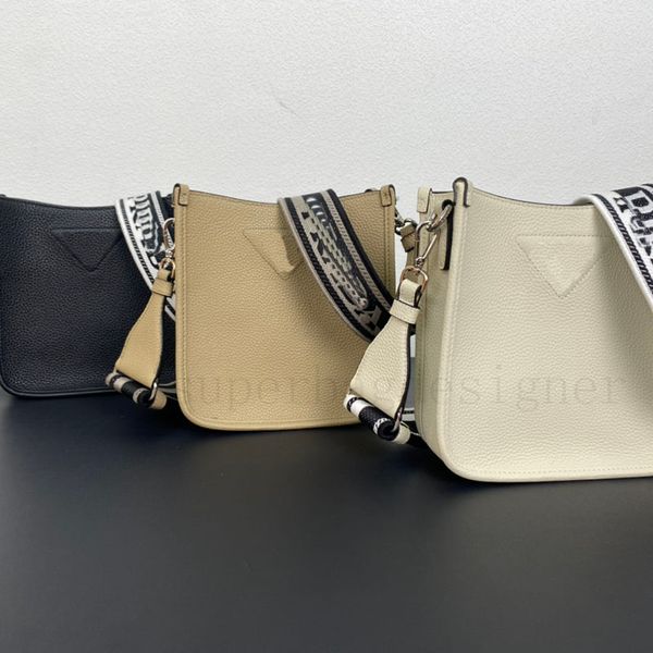 Bolso de hombro para mujer Bolso cruzado con dos correas largas Diseñador Lady Wallet Luxury Messenger Envelope Suave cuero genuino Espejo Calidad 7A