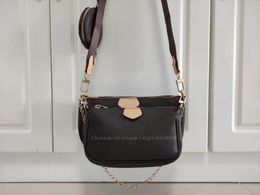 Bolsos para mujeres de la moda Conjunto de 3 piezas Bolsos para mujeres Monedas diseñadores de alta calidad Dama de lujo Cossense Messenger Pequeño