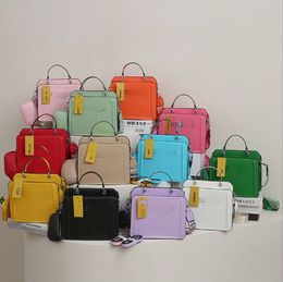 Vrouwen schouder crossbody tassen luxe portemonnee mode meisje designer boodschappentas handtassen en portemonnee tassen 13 kleur 2 stks/set 24-19-12 cm