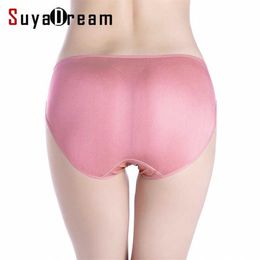 Bragas de seda para mujer, calzoncillos 100% de seda auténtica, ropa interior de tiro medio, calzoncillos saludables para todos los días, blanco desnudo SH190827216M