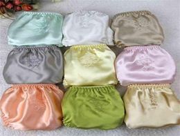 Mujeres Silk Satin bragas femeninas bordado floral ropa interior 3psc paquete damas buques 2107308955933