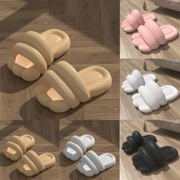 Vrouwen sliders Men Men Rode Zomer Slippers Zwart Wit roze bruine Regenboog Glaides Grijs Geheugen Sandalen Zachte dikke kussenschepen Glijbaan 469 WO