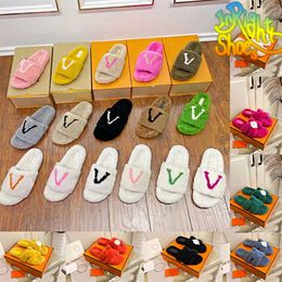 Sandalias de toboganes para mujeres zapatillas de piel diseñador plano damas peludas esponjosas de oveja de oveja de oveja de oveja lana de lana fuzzy suave suave cálida tibia invierno casa de moda al aire libre