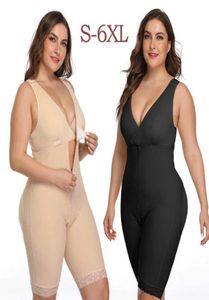 Vrouwen Afslanken Shapewear Plus Size Full Body Shaper Taille Trainer Corset Naadloze Butt Lifter Faja Moldeadora Binder8727173