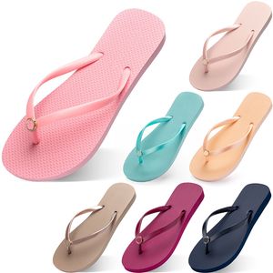 Dames slippers mode flip flops strand hotel indoor slipper triple zwart roze witte citroen groen grijze marine damesschoenen negenentachtig